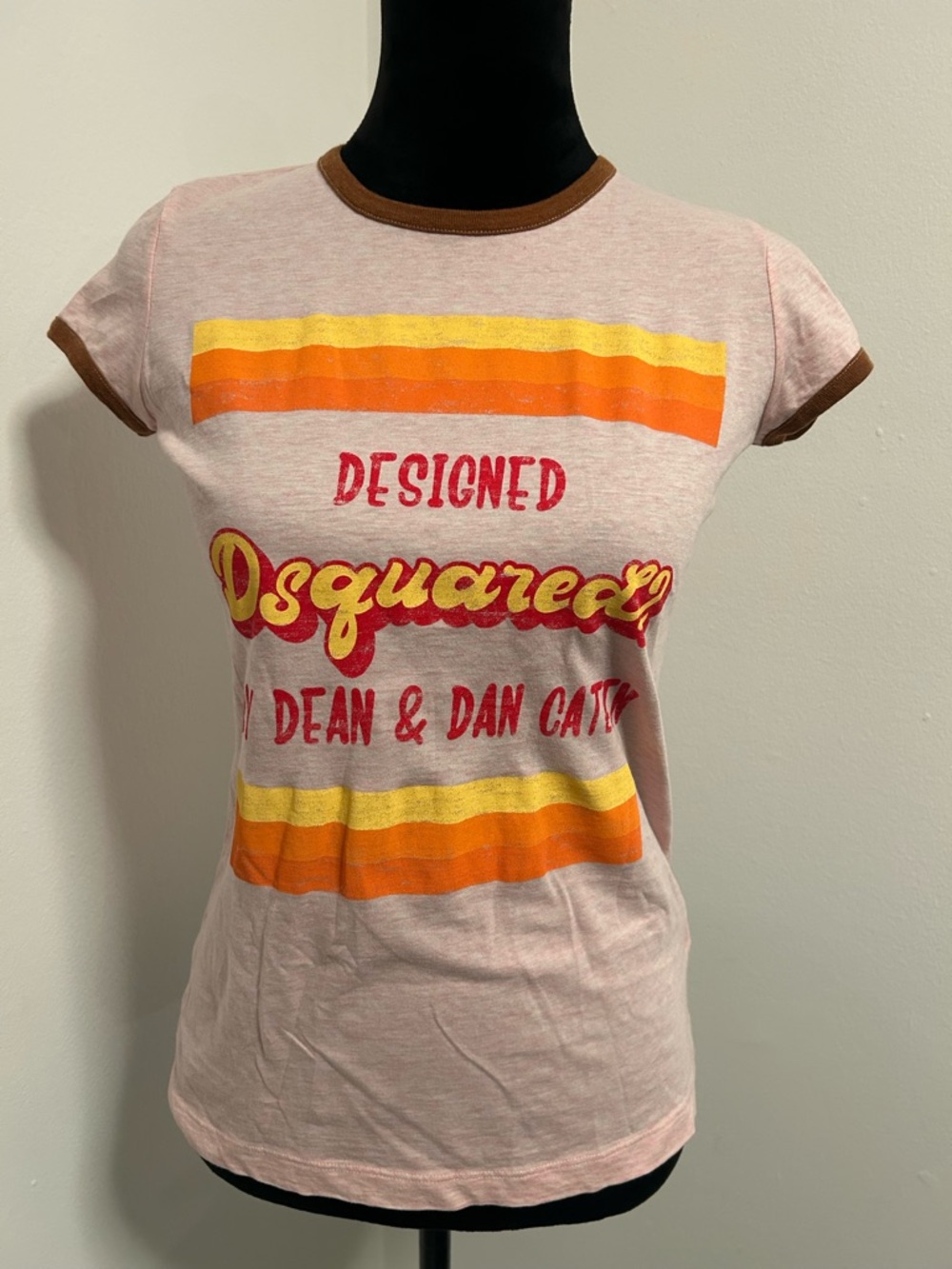 DSQUARED2 T-Shirt Size XS Pink Women Made in Italy